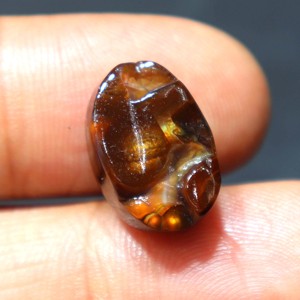 Natural <b>Mexican</b> Fire Agate Druzy Cabochon Healing Crystal Fire Agate Druzy Handmade Jewelry for Ring for Jewelry Making - Product Image 1