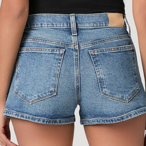 Vêtements décontractés/chics pour femmes avec poches et fermeture à boutons, shorts confortables et décontractés, tissu doux, respirant et léger - Product Image 4