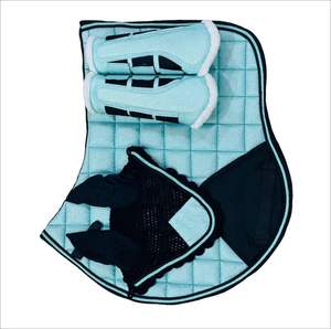 Juego de almohadillas acolchadas para silla de montar con botas duraderas y cómoda red para las orejas - Product Image 5