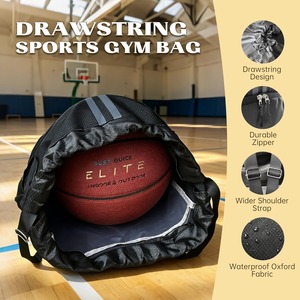 Mochila Deportiva con Cordón y Compartimento para Zapatos, Bolsa Deportiva para Fútbol, Baloncesto, Natación, Playa, Viajes, Hombres, Mujeres, Venta al Por Mayor - Product Image 3