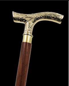 37.4'' Canes and <b>Walking</b> <b>Sticks</b> in Natural Wood with a Brass Handle - Elegant <b>Walking</b> Cane Style <b>Walking</b> <b>Stick</b> for <b>Men</b> Woman - Product Image 1