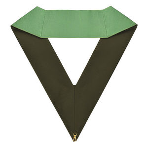 Collares Personalizados en Venta: Herramientas de Trabajo Metálicas para Logias Masónicas, Collar de Cadena Plateada y Forro de Terciopelo para Oficiales Masónicos - Product Image 4