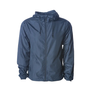 Veste coupe-vent personnalisée de haute qualité pour homme, manches longues, fermeture éclair, capuche, veste coupe-vent d'extérieur - Product Image 3