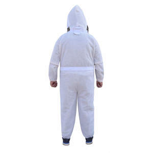 Professional 3-Layer Ventilated Full Body Beekeeping <b>Suit</b> Fencing Veil Hood Anti-<b>Bee</b> Protective Coverall Wholesale OEM - Product Image 3