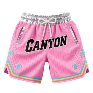 Shorts de basket amples pour homme avec bande latérale, longueur genou, en polyester, séchage rapide, personnalisables avec logo - Product Image 3