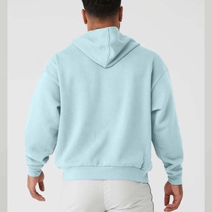 Sweat à capuche Fashionabla pour hommes Logo personnalisé à manches longues Sweat à capuche unisexe personnalisé Street Wear - Product Image 4