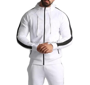 Chándal con estampado de logotipo personalizado para hombre, chándal de uso activo al por mayor 2025 - Product Image 1