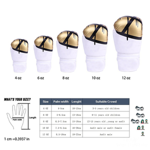 Guantes de Boxeo Personalizados de Cuero Sintético Premium con Espuma Absorbente de Impactos para Sesiones de Fitness - Product Image 3