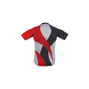 Conjunto de Uniforme de Entrenamiento de Manga Corta Transpirable con Diseño Sólido, Camiseta Deportiva de Rugby para Hombre con Nombre de Equipo Personalizable y Bordado - Product Image 4