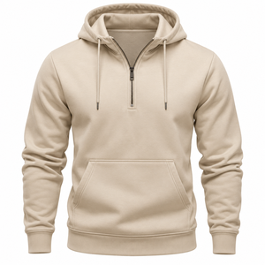 เสื้อฮู้ดดี้โอเวอร์ไซส์ผ้าฟลีซพรีเมียมปักลายอย่างดี 100% คอตตอน ซิปหน้า คุณภาพสูง ขายส่งระดับหรู - Product Image 1