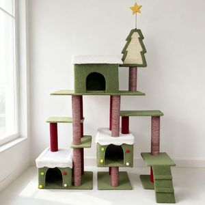 Albero per Gatti da Interno per Natale, Ampio e Alto, per Tirare e Giocare - Product Image 1