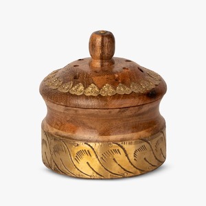 Quemador de incienso de resina con acabado de madera de lujo para la decoración de la sala de oración islámica y la sala de estar - Product Image 6