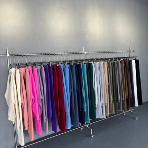 ชุดเซ็ตเสื้อฮู้ดและกางเกงสีเทาแบบยูนิเซ็กซ์ ผ้าฝ้าย 100% ทรงหลวม สวมใส่สบาย แขนยาว มีเชือกผูก เหมาะสำหรับฤดูหนาว - Product Image 6