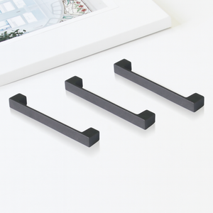 Tirador Moderno de Aleación de Zinc Negro Mate de Alta Calidad para Muebles de Cocina, Comedor y Baño - Product Image 2