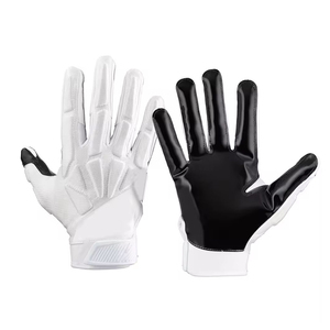 Qaswa Sports Customized Design Top Trending American Football Unisex Outdoor Sports Gloves Leather Lightweight Non-Slip - Product Image 2