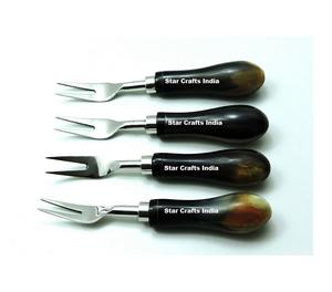 Ensemble de saladiers en corne naturelle personnalisés de qualité supérieure, style américain, écologiques, compatibles lave-vaisselle, vaisselle décorative de table - Product Image 3