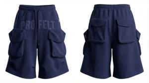 Shorts Cargo Unisexe Vintage en Toile Respirante à Séchage Rapide, Multi-Poches, Taille à Cordon, Longueur Genou, Style Décontracté Streetwear – Vente en Gros - Product Image 2