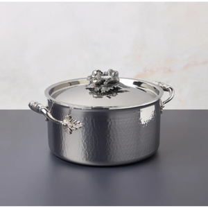 Cacerola Redonda de Acero Inoxidable de Lujo, Recipiente para Calentar Comida Tipo Buffet con Tapa, Juego de Recipientes para Servir Comida para Hoteles y Catering - Product Image 2