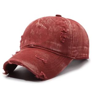 Gorra de Béisbol Unisex de 6 Paneles, Multicolor, Estilo Desgastado, de Algodón, Informal, Ajustable, Proveedor al por Mayor, Fabricante OEM - Product Image 4