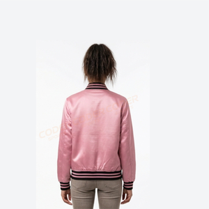 Chaqueta Varsity de Lona Estampada para Mujer, al Por Mayor, de Alta Calidad, al Mejor Precio, Transpirable, Cómoda, Moderna, Ajustable, de Algodón - Product Image 2