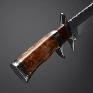 Cuchillos Bowie de Acero Inoxidable, Cuchillo de Supervivencia de Hoja Fija para Exteriores, Cuchillos Bowie Hechos a Mano, Cuchillo para Acampar, Cazar y Actividades al Aire Libre - Product Image 2