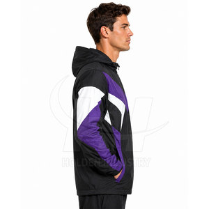 Veste coupe-vent de qualité supérieure, veste coupe-vent classique, veste coupe-vent élégante avec coutures de qualité - Product Image 2