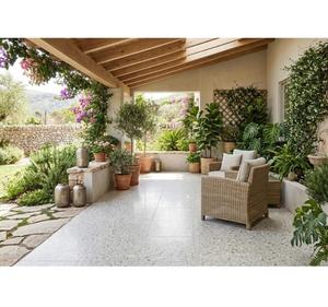 Carreaux de sol en porcelaine antidérapants KC Rustic Design 600x600mm pour salle de bain et véranda - Épaisseur 9mm Finition mate - Product Image 3