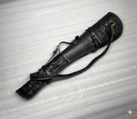 Nouvelle Housse de Fusil à Pommeau en Cuir Véritable Imperméable pour la Chasse Hivernale 2026 – Robuste et Personnalisable