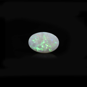 Natural Ethiopian Opal 5.2 Carat Certified Raw White Gemstone 20mm - Product Image 2