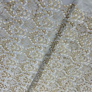 Premium Sequence Embroidery Fabric For Women Fashion Wear Designer <b>Garments</b> Party Wear Dresses Kaftan Abaya Bridal Wear - Product Image 5