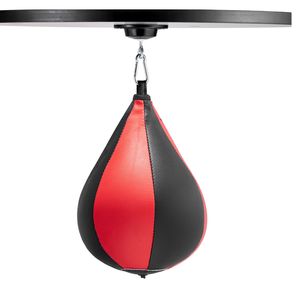 Supporto per Sacco da Boxe 2 in 1 in Acciaio Resistente, Altezza Regolabile, Attrezzatura per Allenamento con Sacco da Boxe e Speed Bag, Supporto Autoportante - Product Image 4