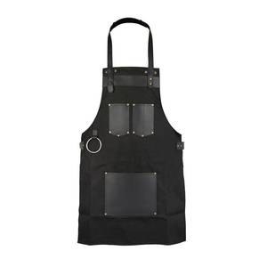 <b>Elite</b> Barber Shop Classic Canvas Uniform Vest Apron Tool Pockets Lightweight Water Resistant Luxury Work Overalls for Hair - Product Image 1