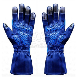 Gants de karting d'hiver professionnels, design personnalisé par sublimation, tissu imperméable et respirant, légers, à doigts complets, antidérapants - Product Image 5