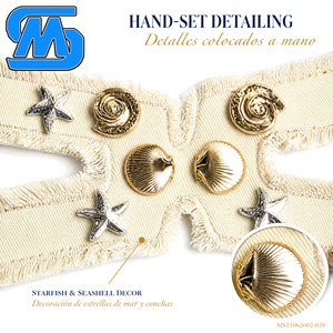 <span class=keywords><strong>Sandali</strong></span> da Donna con Decorazione a Stella Marina, Ordine Personalizzato MOQ300 per il Mercato Argentino, Consegna in 30 Giorni EXW - Product Image 6