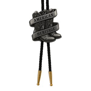 <b>mens</b> shirts accessories custom brand name metal bolo tie bulk - Product Image 6