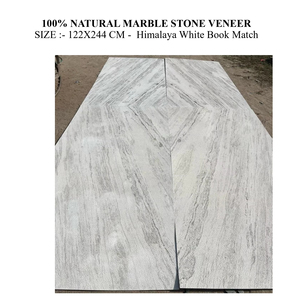 แผ่นหินอ่อนหิมาลายาสีขาวแบบโมเดิร์นคุณภาพเยี่ยมขัดเงาขนาดใหญ่สำหรับใช้ในโรงแรมและห้องนั่งเล่นที่บ้าน - Product Image 1