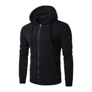 Sudaderas con capucha de bolsillo de Color sólido para hombres y mujeres Sudaderas deportivas de fitness Jerseys casuales de moda Multicolor-BlackWhite2, - Product Image 4