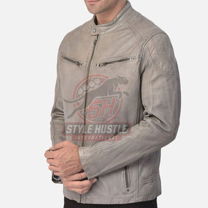 Chaquetas de Cuero para Hombre, Diseño Personalizado, Precio de Fábrica, Venta al Por Mayor, Transpirables y Cómodas, para Invierno - Product Image 3