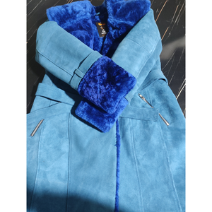 Vestes en cuir véritable haut de gamme pour femmes, manteaux en daim personnalisés, design tendance, manteaux en daim de vachette - Product Image 2