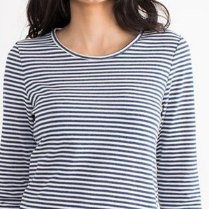 Camiseta Casual de Verano para Mujer, Talla Grande, Holgada, de Poliéster, con Corte Lateral Ancho, de Secado Rápido, Ligera, con Decoración de Logotipo - Product Image 2