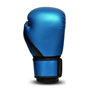 Guantes de Boxeo de Cuero de Alta Calidad al por Mayor, de Color Sólido, Dedos Completos, Elásticos, Transpirables, Antideslizantes, con Logotipo Personalizado, Teñido Liso - Product Image 2