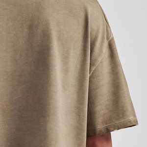 เสื้อยืดทรงบ็อกซี่ 2 แผ่น ผ้าถักคุณภาพพรีเมียม แขนยาวปกติ 100% ผ้าฝ้าย ทรงหลวม แห้งเร็ว เป็นมิตรกับสิ่งแวดล้อม เสื้อยืดผู้ชาย - Product Image 6