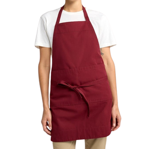 Tablier de cuisine unisexe sans manches en coton avec poches, personnalisable avec logo, pour la cuisine, la peinture DIY, les fêtes et l'impression - Product Image 4