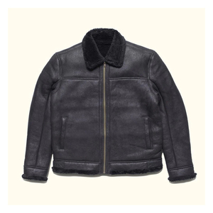 Chaqueta de Cuero Estilo Vaquero para Hombre OEM – Fabricante de Ropa Exterior de Cuero Auténtico Estilo Occidental Personalizado - Product Image 1