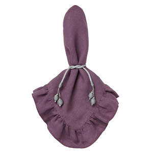 Lucca <b>Set</b> of 4 100% <b>Linen</b> Classic 20x20" Eco-Friendly & Durable Cloth Napkins Accessory <b>Set</b> - Product Image 4