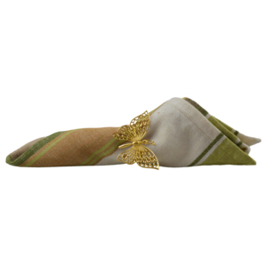 Butterfly Design Creative Napkin Buckle Metal Napkin Ring Hotel Wedding Napkin Ring Decoration Tabletop Accessories - Product Image 1