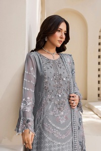 Ropa de fiesta paquistaní de alta calidad y gran venta para mujeres, ropa de tela de gasa para mujeres, ropa de estilo islámico para damas. - Product Image 3