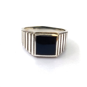 Black Onyx <b>Mens</b> <b>Ring</b> 5.2 Grams Fine Jewelry - Product Image 1