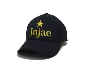 Wholesale Custom Embroidery Black Hot Pink Two Tone Hat <b>Women</b> Cotton Twill Mid Profile Structured 6 Panel Baseball <b>Cap</b> - Product Image 1
