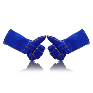 Guantes de soldadura de cuero duradero con puño recto y textura, de nuevo diseño, la mejor calidad de material, para hombre, precio al por mayor. - Product Image 1